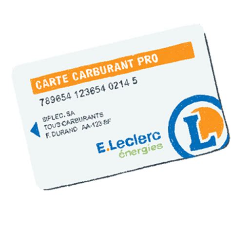 carte carburant leclerc professionnel